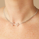 Lock Link Necklace Silver - ourCommonplace