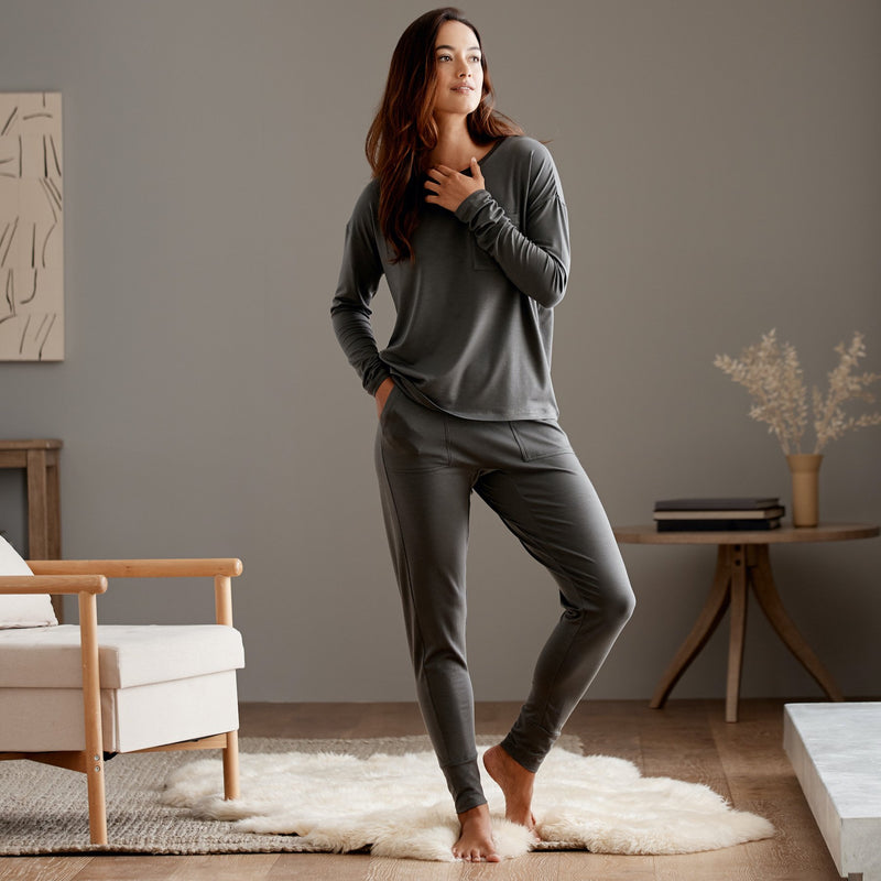 Eucalyptus Long Sleeve Top - ourCommonplace