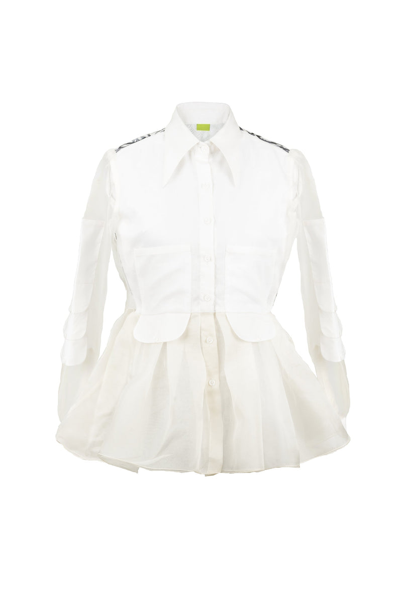 Organza Trench Shirt - ourCommonplace