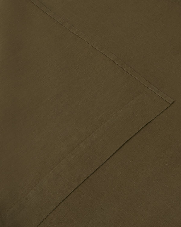 Marcel Linen Flat Sheet - Moss - ourCommonplace