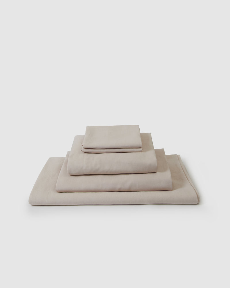 Marcel Linen Collection Set - Blush - ourCommonplace