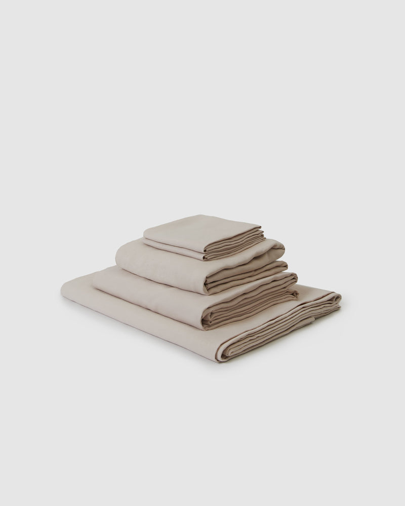 Marcel Linen Collection Set - Blush - ourCommonplace