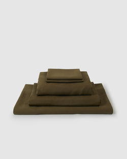 Marcel Linen Collection Set - Moss - ourCommonplace