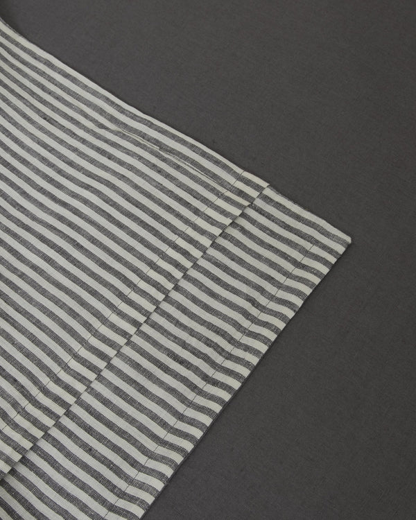 Marcel Linen Pillowcases (Pair) - Storm / Storm Stripe - ourCommonplace