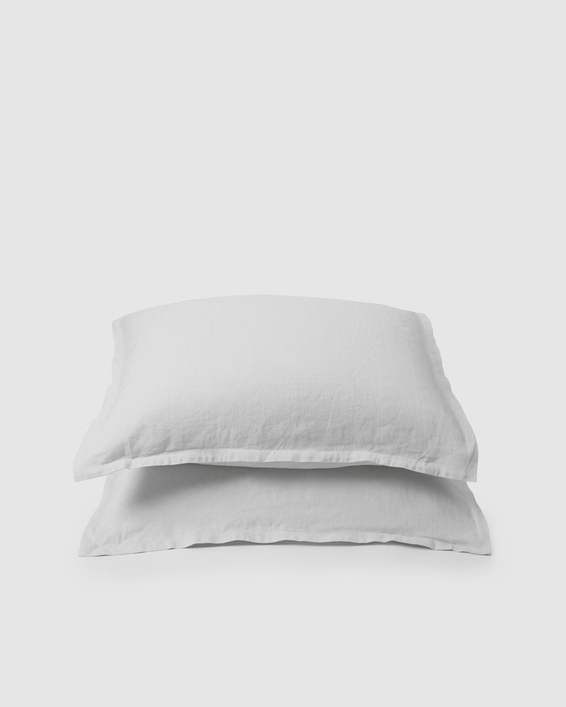 Marcel Linen Pillowcases (Pair) - Milk - ourCommonplace