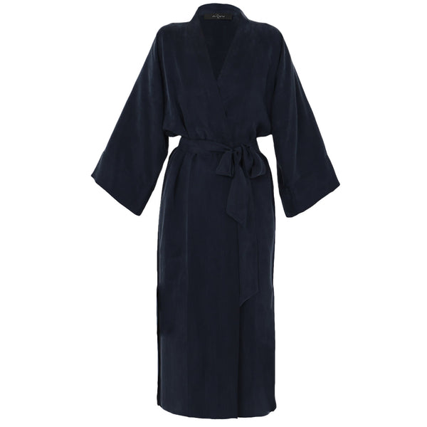 Midnight Blue Women Kimono Robe - ourCommonplace