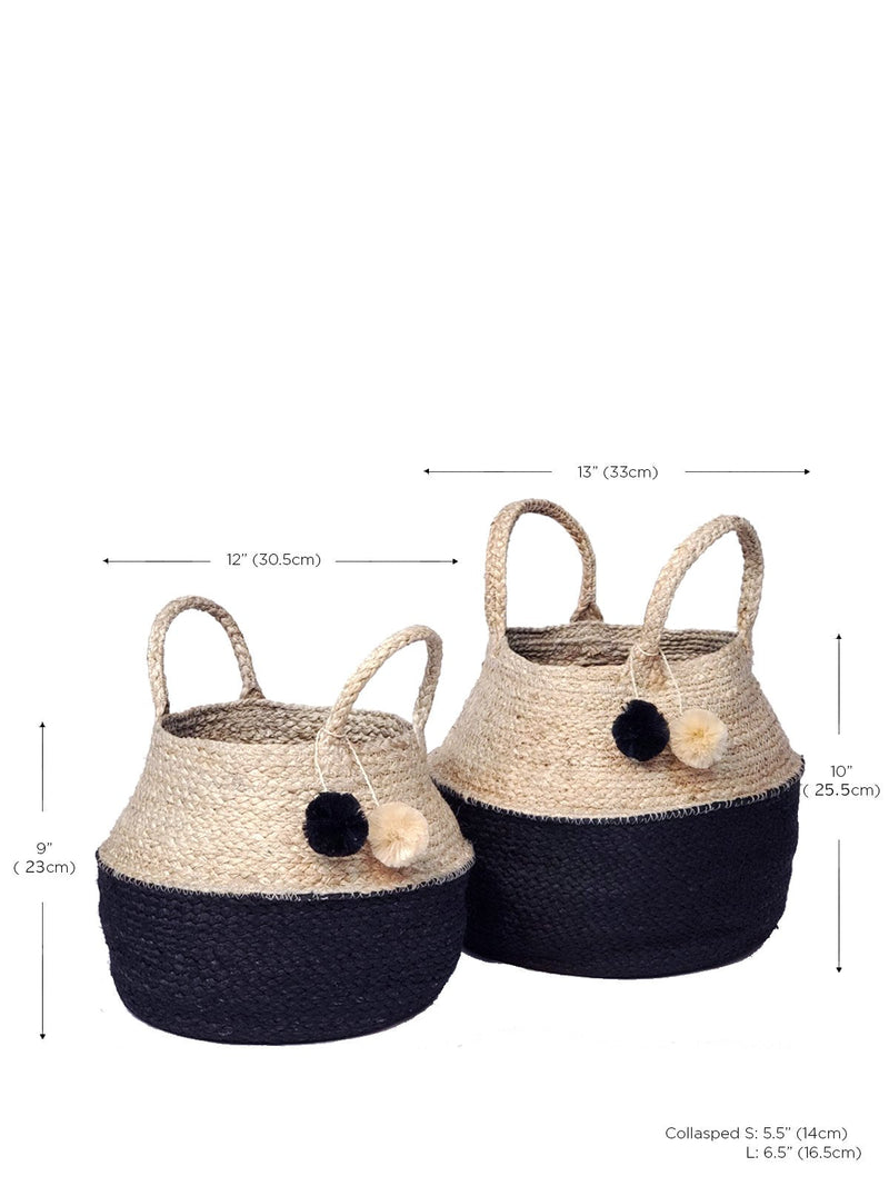 Naiya Foldable Basket Bag - ourCommonplace