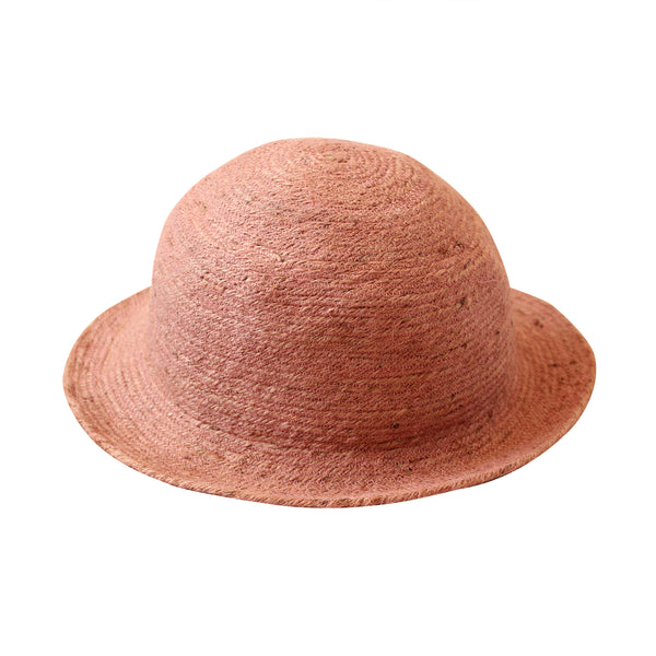 NALA Safari Jute Straw Hat, in Blush Pink - ourCommonplace
