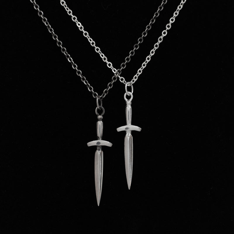 Dagger Necklace in Sterling Silver - ourCommonplace