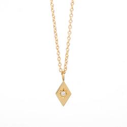 Diamond North Star Necklace - 14k Yellow Gold - ourCommonplace