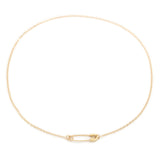 Safety Pin Necklace - 14k Yellow Gold - ourCommonplace