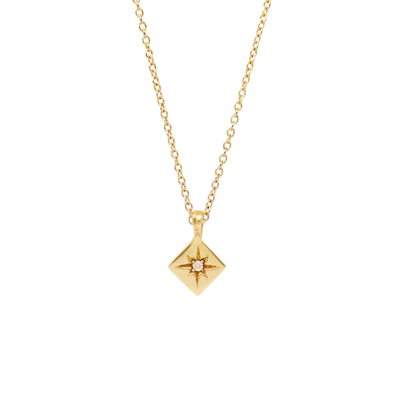 North Star Necklace - 14K Yellow Gold - ourCommonplace
