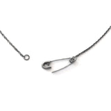 Safety Pin Necklace - Sterling Silver - ourCommonplace