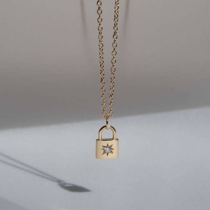 Brooklyn Padlock Necklace