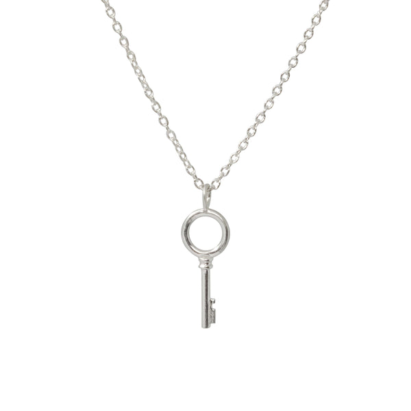 Circle Key Necklace - Sterling Silver - ourCommonplace