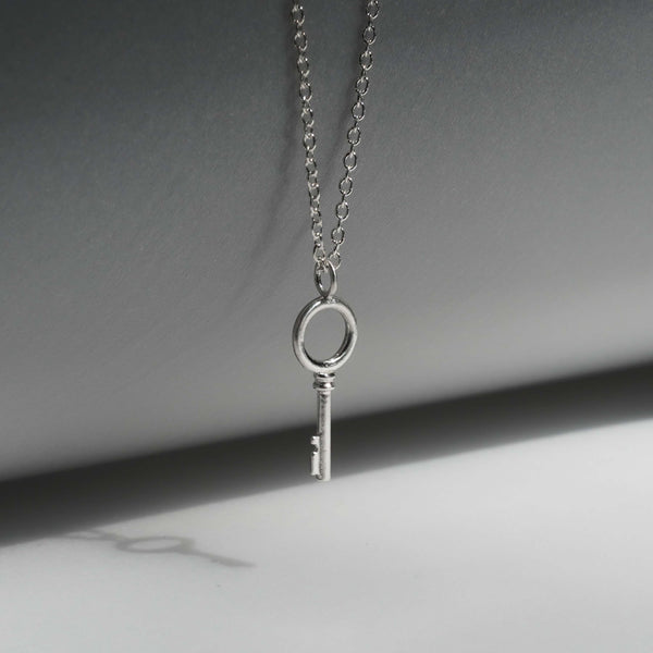 Circle Key Necklace - Sterling Silver - ourCommonplace
