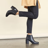 Heeled Chelsea Commuter Boot Black - ourCommonplace