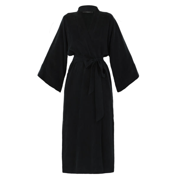 Noir Women Kimono Robe - ourCommonplace