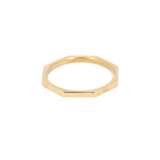 Octagon Ring  - 14k Yellow Gold - ourCommonplace