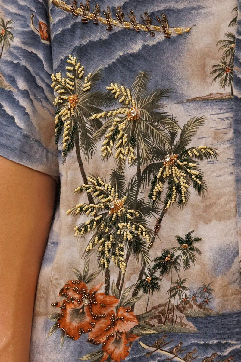 Hawaiian Kai Shirt // Beaded Island Breeze - ourCommonplace