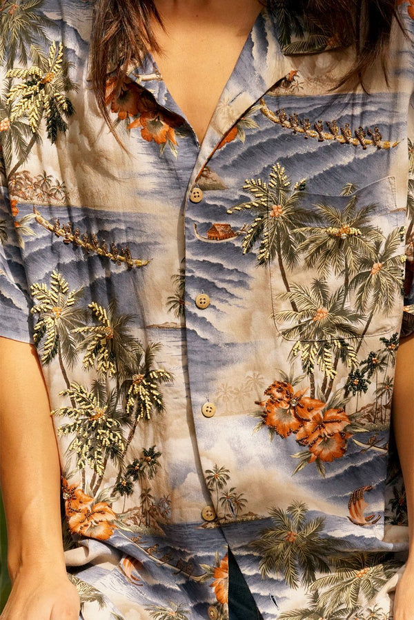 Hawaiian Kai Shirt // Beaded Island Breeze - ourCommonplace