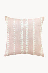 Vines Linen & Cotton Pillow in Blush - ourCommonplace