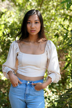 Liv Crop Top | Solid - ourCommonplace