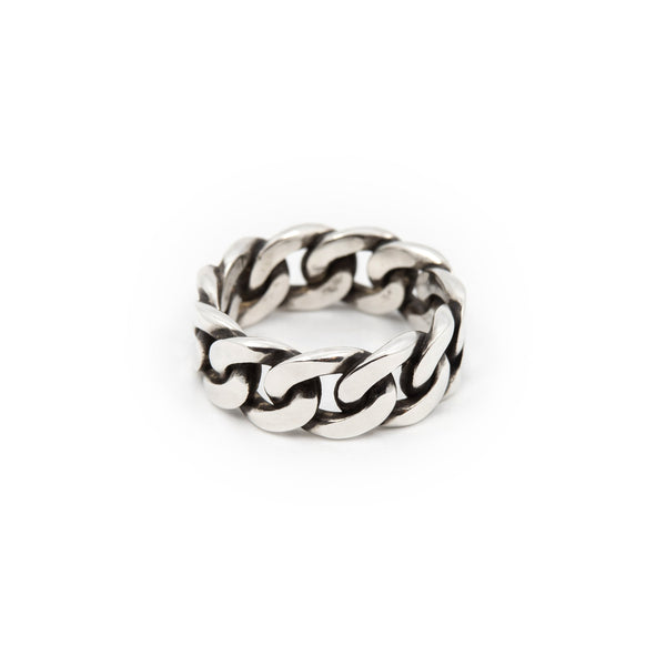 Cubano - Bold Cuban Chain Ring in Sterling Silver - ourCommonplace