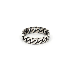 Havana - Cuban Chain Ring in Sterling Silver - ourCommonplace