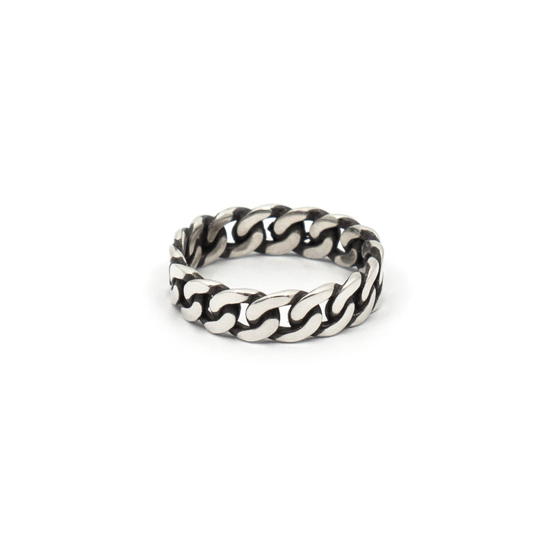 Havana - Cuban Chain Ring in Sterling Silver - ourCommonplace