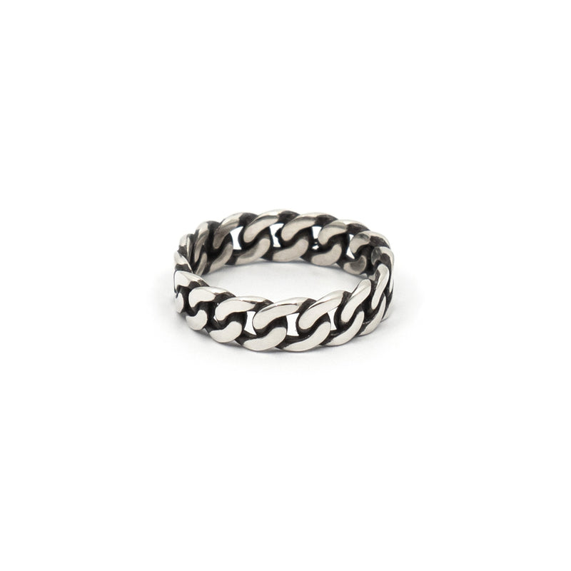 Havana - Cuban Chain Ring in Sterling Silver - ourCommonplace