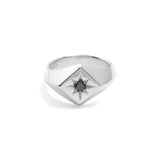 North Star Signet Ring - Sterling Silver - ourCommonplace