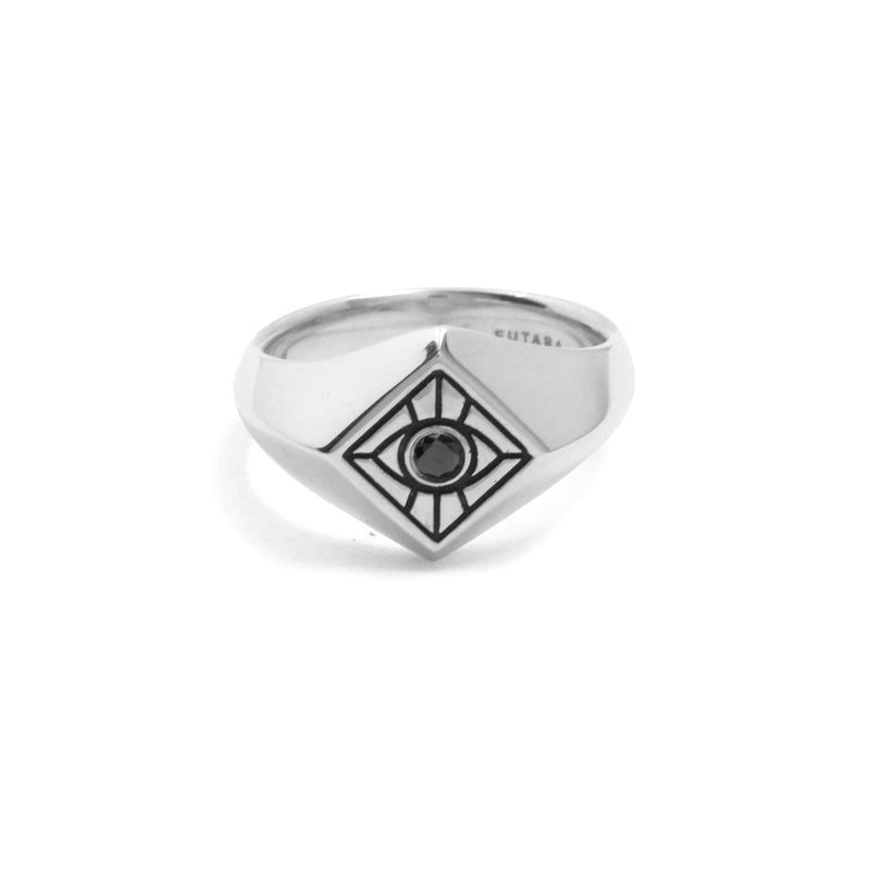 Vision Signet Ring in Sterling Silver - ourCommonplace