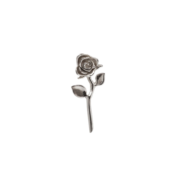 Rose Stud Earring - Sterling Silver - ourCommonplace
