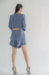 CYPRUS Pinstriped Loose Fit Jacket - ourCommonplace