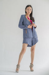CYPRUS Pinstriped Loose Fit Jacket - ourCommonplace