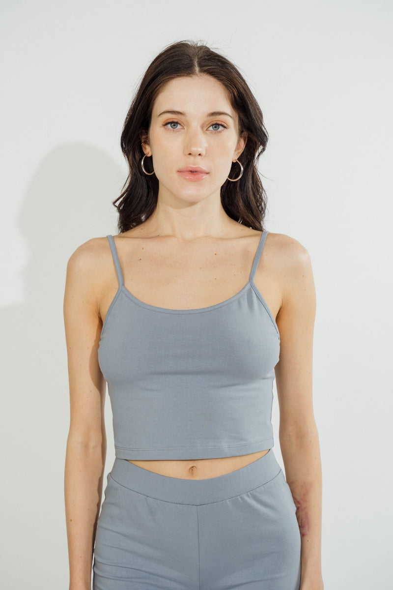 Cami Tank Steel Blue - ourCommonplace