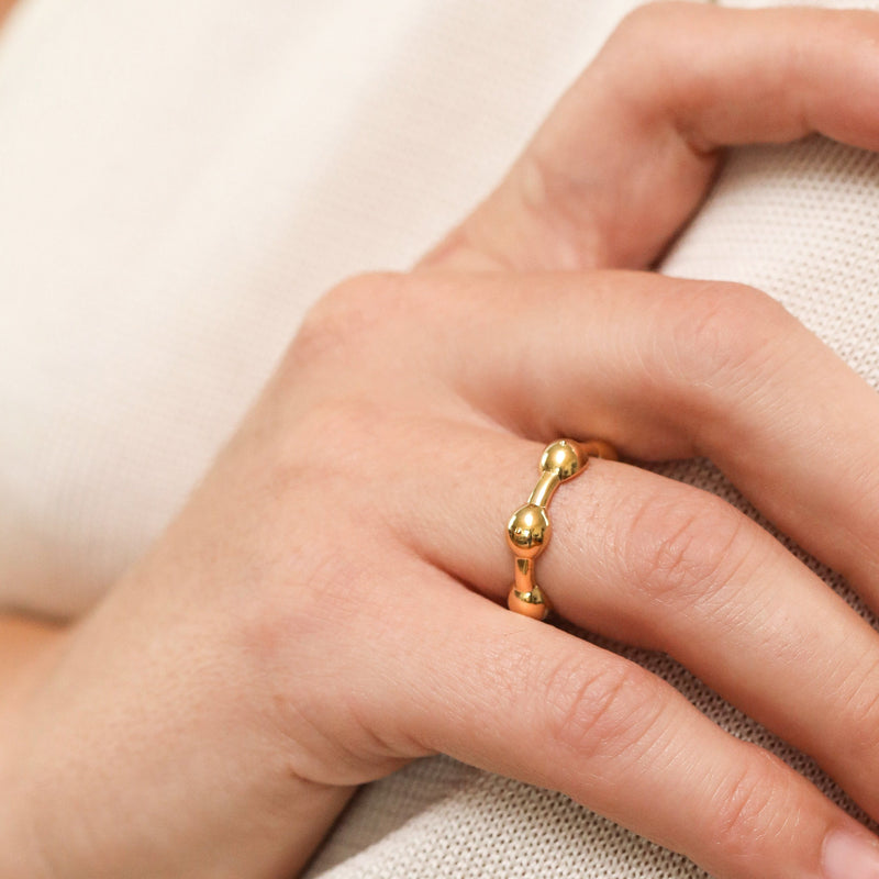 Seeded Eternity Ring Gold - ourCommonplace