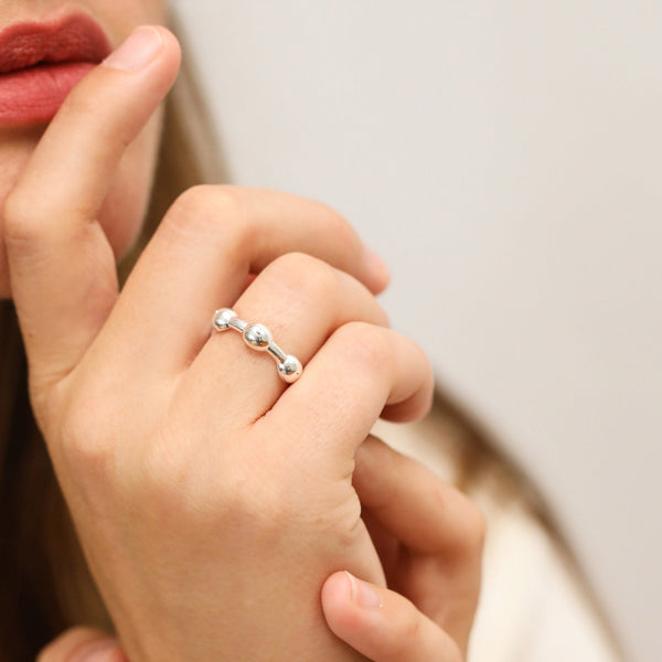 Seeded Eternity Ring Silver - ourCommonplace