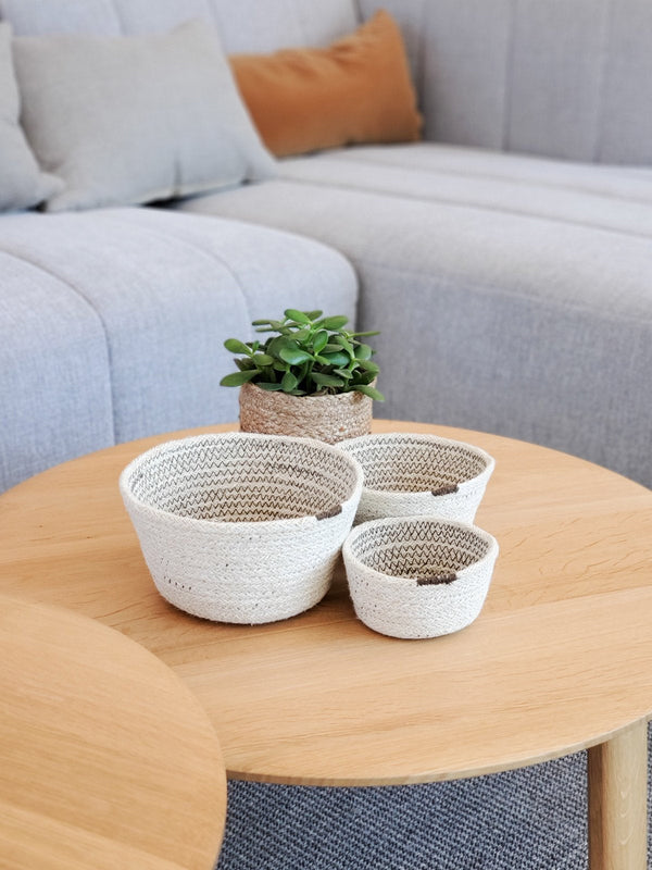 Amari Bowl - Brown (Set Of 3) - ourCommonplace