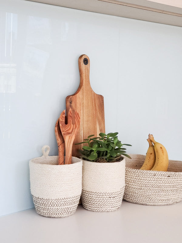 Amari Loop Bin - Brown (Set Of 2) - ourCommonplace