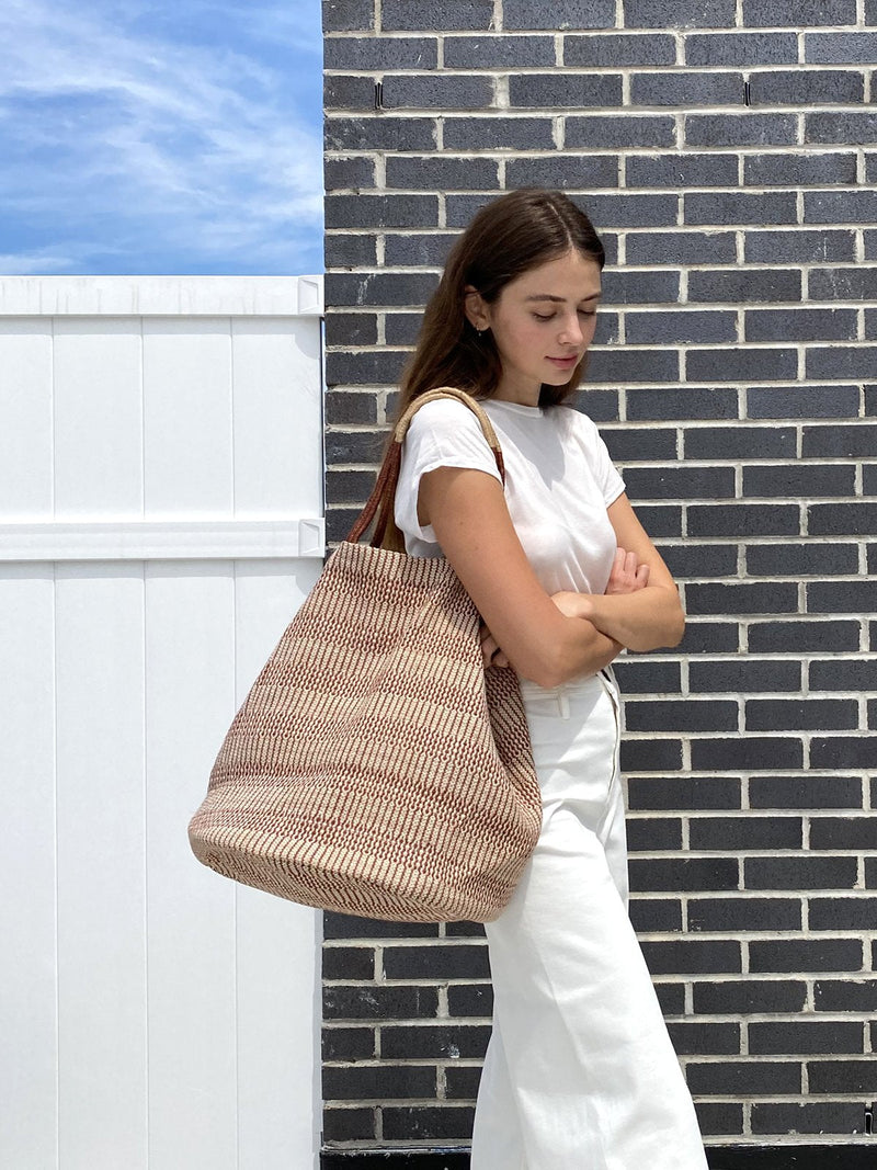 Dobi Shoulder Tote - Brown - ourCommonplace