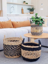 Ula Mesh Basket - Black (Set Of 3) - ourCommonplace