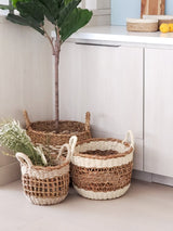 Ula Mesh Basket - Natural (Set Of 3) - ourCommonplace