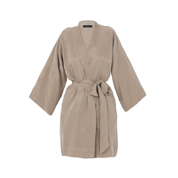 Sand Mini Kimono Robe - ourCommonplace