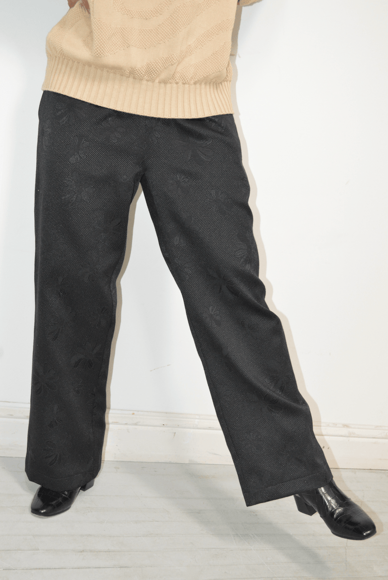 Carnie Pant - Black Daisy - ourCommonplace