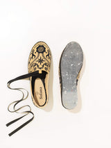 Borneo Artisanal Espadrille Shoes - Beige Cotton - ourCommonplace