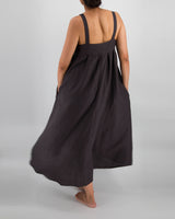 Raya Linen Midi Strap Dress - ourCommonplace