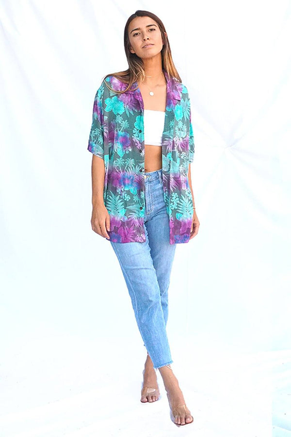 Hawaiian Kai Shirt //Joyride Tie Dye - ourCommonplace