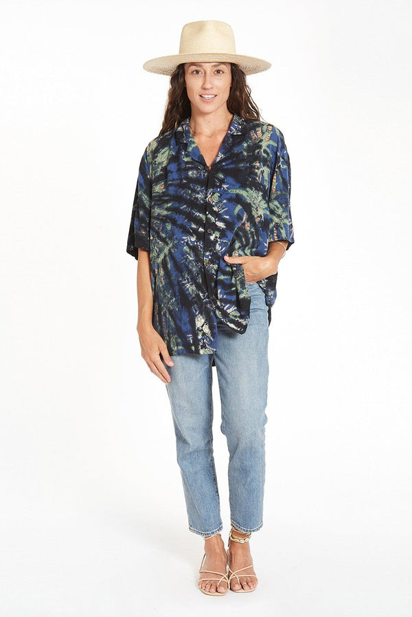 Hawaiian Kai Shirt // Night Palm - ourCommonplace